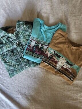 Set of Kids Western Shirts